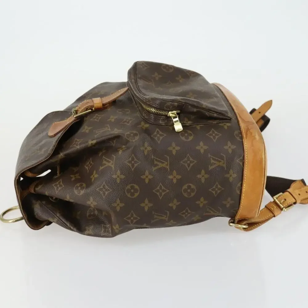 Louis Vuitton Monogram Montsouris GM Backpack Brown